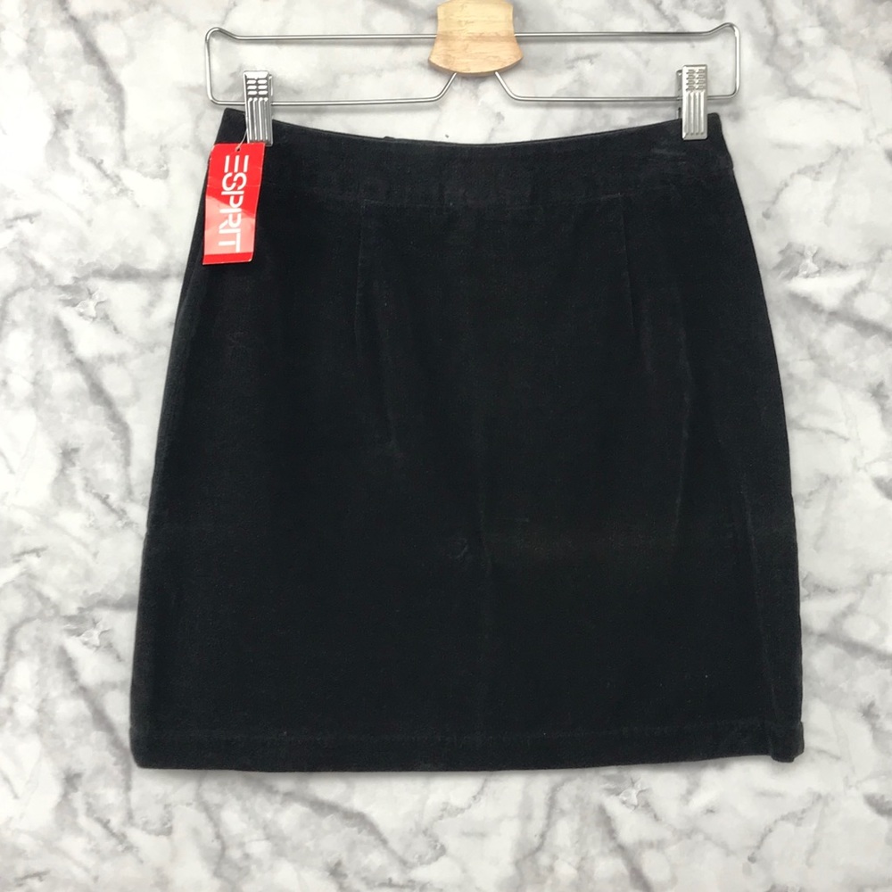 NWT Vintage Velvet Esprit Mini Skirt